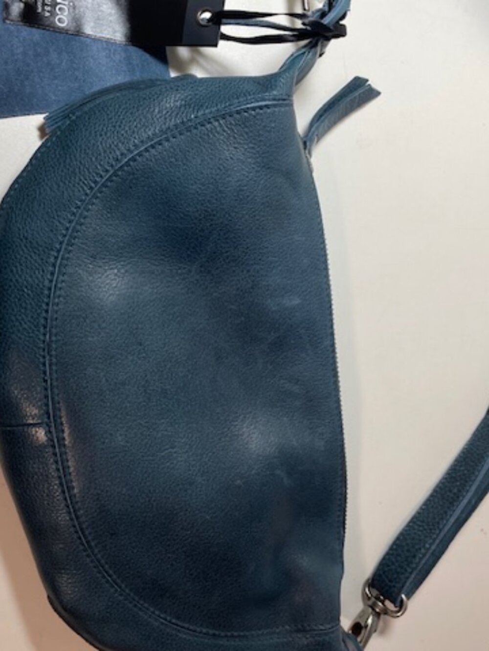 Latico Leathers Sling Crossbody Bag –Indigo NEW
